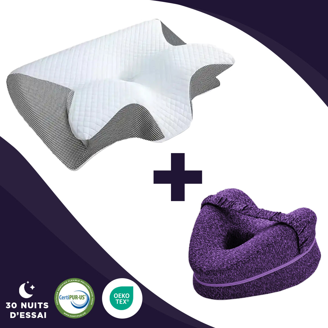 Oreiller Cervical + PostureCare genoux